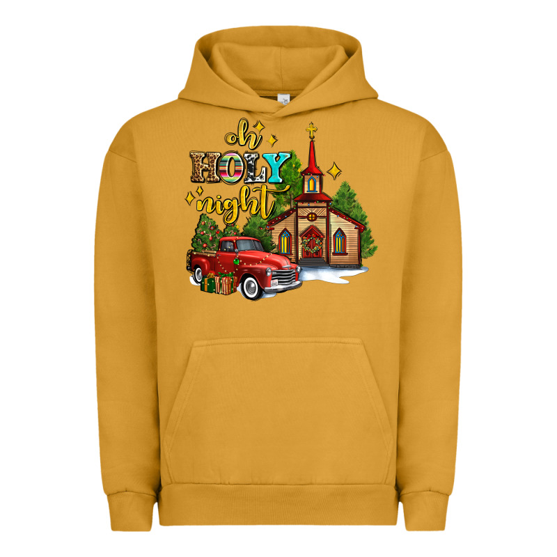 The Church  Holy Night Western Truck Urban Hoodie by AdoDesignShop | Teevron