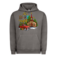 Pigment Tornado the church  holy night western truck Urban Hoodie - AdoDesignShop