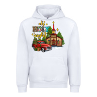 White the church  holy night western truck Urban Hoodie - AdoDesignShop