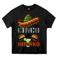 Black cinco de dirinko sombrero Heavy Core Tee - BarkalooDesign