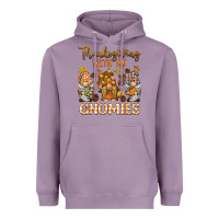 Lavender thanksgiving with my  gnomies Heavyweight Hoodie - BarkalooDesign
