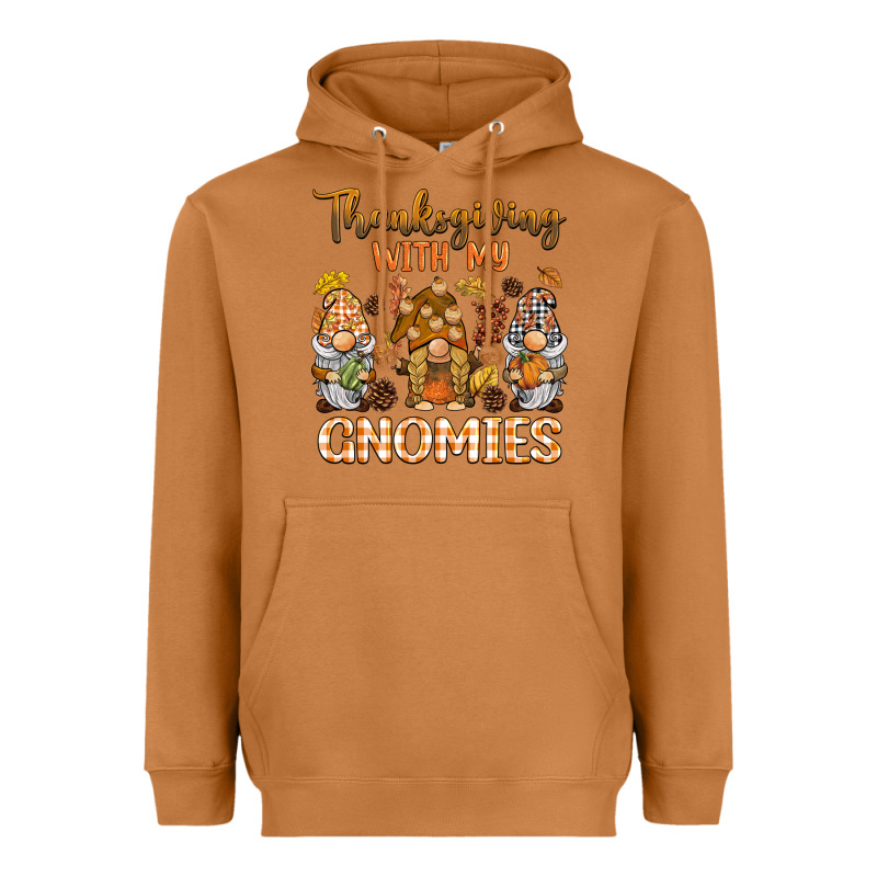 Thanksgiving With My  Gnomies Heavyweight Hoodie by BarkalooDesign | Teevron