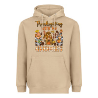 Mushroom thanksgiving with my  gnomies Heavyweight Hoodie - BarkalooDesign