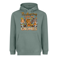 Sage thanksgiving with my  gnomies Heavyweight Hoodie - BarkalooDesign