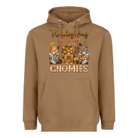 Toasted Coconut thanksgiving with my  gnomies Heavyweight Hoodie - BarkalooDesign