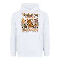 White thanksgiving with my  gnomies Heavyweight Hoodie - BarkalooDesign