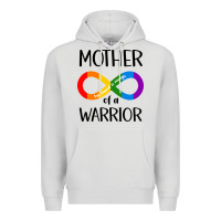Dove Grey Mother Of Warrior Premium Hoodie - CowhideDigitalArt