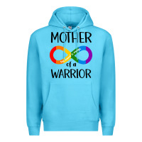 Ocean Blue Mother Of Warrior Premium Hoodie - CowhideDigitalArt