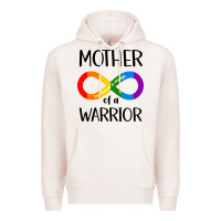 Pale Pink Mother Of Warrior Premium Hoodie - CowhideDigitalArt