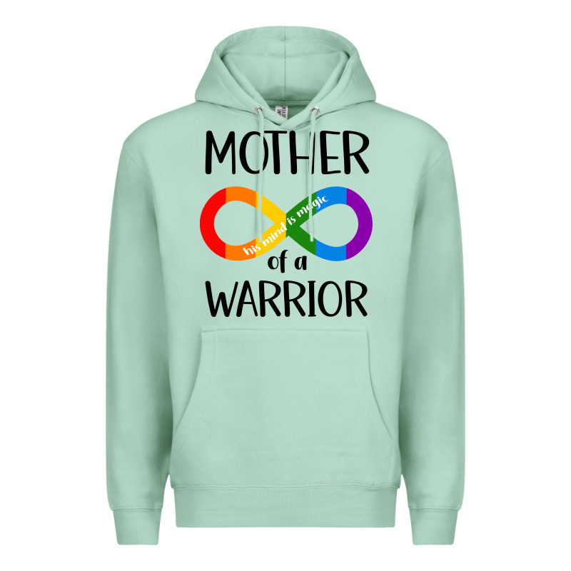 Mother Of Warrior Premium Hoodie by CowhideDigitalArt | Teevron