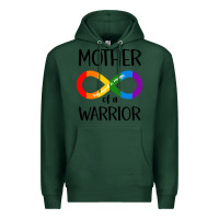 Sports Green Mother Of Warrior Premium Hoodie - CowhideDigitalArt