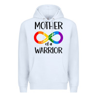 White Mother Of Warrior Premium Hoodie - CowhideDigitalArt