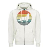 Oatmeal Heather Seal Lover Gifts Retro Vintage Sea Lion Animal Silhouette Zipper Hoodie - trangStudio