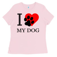 Bubblegum Pink I My Dog Ladies Tee - Bettercallsaul