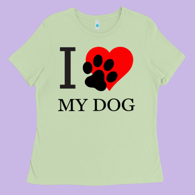 I My Dog Ladies Tee Designed By Bettercallsaul