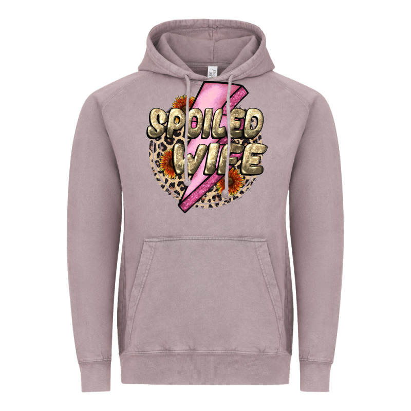 Spoiled Wife Mother's Day Vintage Hoodie by CowGirlArtShop | Teevron