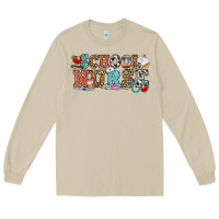 Mushroom school nurse Long Sleeve Tee - OliviaCreatesArt