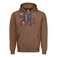 Chestnut nice nurse Zipper Hoodie - SublimationCraftShop