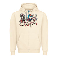 Sandshell nice nurse Zipper Hoodie - SublimationCraftShop