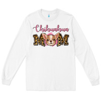 White Chihuahua Mom Long Sleeve Tee - Jasminsmagicworld