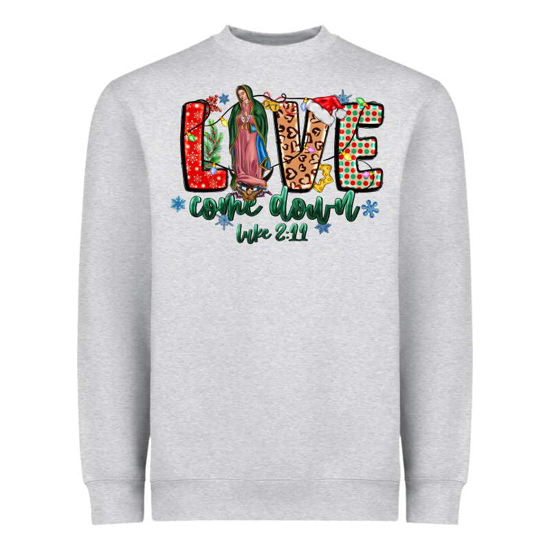 Love Comedown Luke 2.11-2 Heavyweight Sweatshirt by CowhideDigitalArt | Teevron