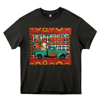 Asphalt merry christmas farm truck tumbler Heavy Core Tee - Jasminsmagicworld