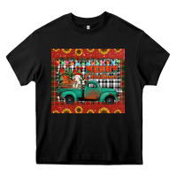 Black merry christmas farm truck tumbler Heavy Core Tee - Jasminsmagicworld
