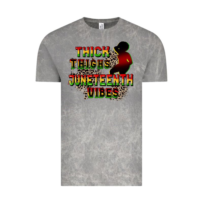 Thick Thighs Juneteenth Vibes Cowgirl Vintage Tee by CowGirlArtShop | Teevron