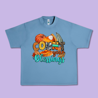 Count Your Blessings Urban Heavy Tee Designed By Cowgirlartshop