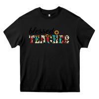Black blessed teacher Heavy Core Tee - JahusDesignShop