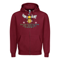 Burgundy Kinda Words Are Like Honey Sweet To The Soul Zipper Hoodie - CowhideDigitalArt