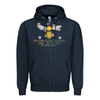 Navy Kinda Words Are Like Honey Sweet To The Soul Zipper Hoodie - CowhideDigitalArt