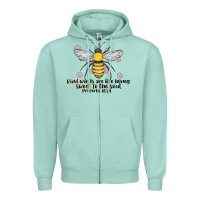 Seafoam Kinda Words Are Like Honey Sweet To The Soul Zipper Hoodie - CowhideDigitalArt
