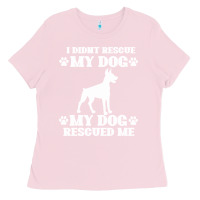 Bubblegum Pink rescue dog Ladies Tee - Bettercallsaul