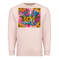 Pale Pink nails Premium Sweatshirt - BarkalooDesign