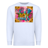 White nails Premium Sweatshirt - BarkalooDesign