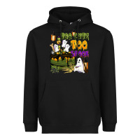 Black too cute too spook Heavyweight Hoodie - BarkalooDesign