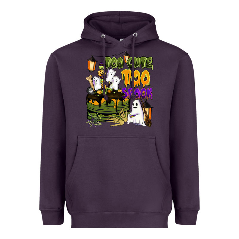 Too Cute Too Spook Heavyweight Hoodie by BarkalooDesign | Teevron
