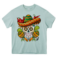 Arona sombrero skull Heavy Core Tee - BarkalooDesign