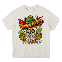 Sombrero Skull Heavy Core Tee | Teevron