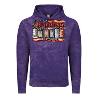 Cloud Purple American junkie 4th of july Vintage Hoodie - CowGirlArtShop