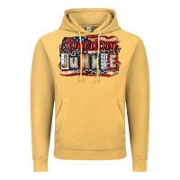 Vintage Mustard American junkie 4th of july Vintage Hoodie - CowGirlArtShop