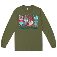 Army Green rt respiratory therapist coffee cups Long Sleeve Tee - OliviaCreatesArt