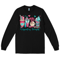 Black rt respiratory therapist coffee cups Long Sleeve Tee - OliviaCreatesArt