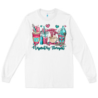 White rt respiratory therapist coffee cups Long Sleeve Tee - OliviaCreatesArt