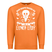 Carrot lunch lady halloween ghost cafeteria worker all hallows' eve t shirt Premium Sweatshirt - trangStudio
