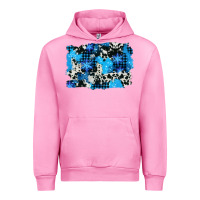 Fuchsia Pink westerb cowhide winter background Urban Hoodie - AdoDesignShop