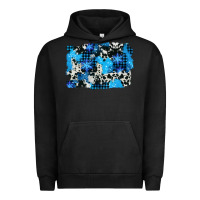 Pigment Black westerb cowhide winter background Urban Hoodie - AdoDesignShop