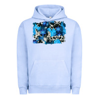 Pigment Grape Ice westerb cowhide winter background Urban Hoodie - AdoDesignShop
