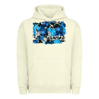 Pigment Pistachio westerb cowhide winter background Urban Hoodie - AdoDesignShop